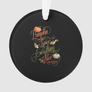 Ornamento Pumpkin Spice All Nice Slogan