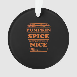 Ornamento Pumpkin Spice E Tudo O Que É Legal, Autumn Fall De