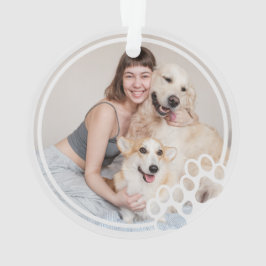 Ornamento Pw Imprime Foto Personalizada Pet de Quadro