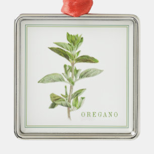 Ornamento Quadrado FRESH OREGANO Premium