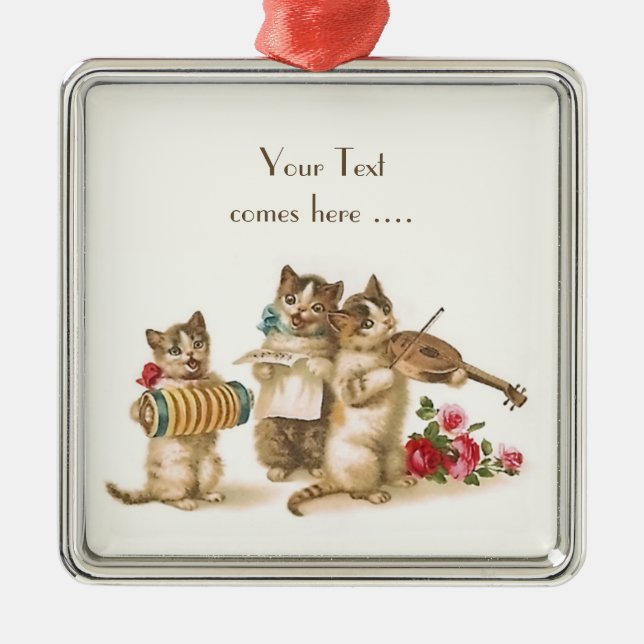 Ornamento Quadrado Premium Caterwauling (Frente)