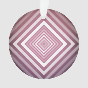 Ornamento Quadrados de graduação rosa e branco modernos