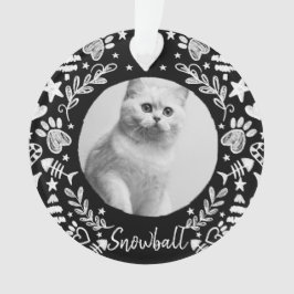Ornamento Quadro de Arte Preto Chalkboard Memorial