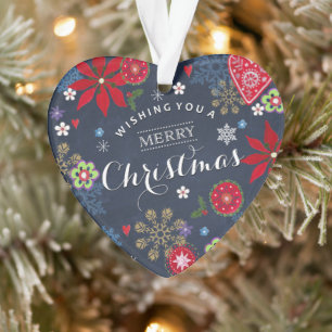 Ornamento Quadro de Giz de Natal Foto Personalizada   Enfeit
