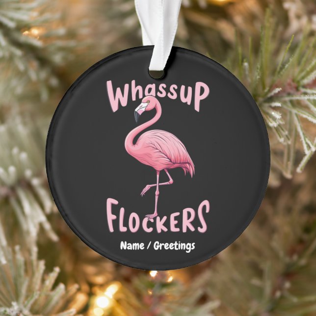 Ornamento Que Bloqueadores Flamingo Design A Flincríveis (Árvore)