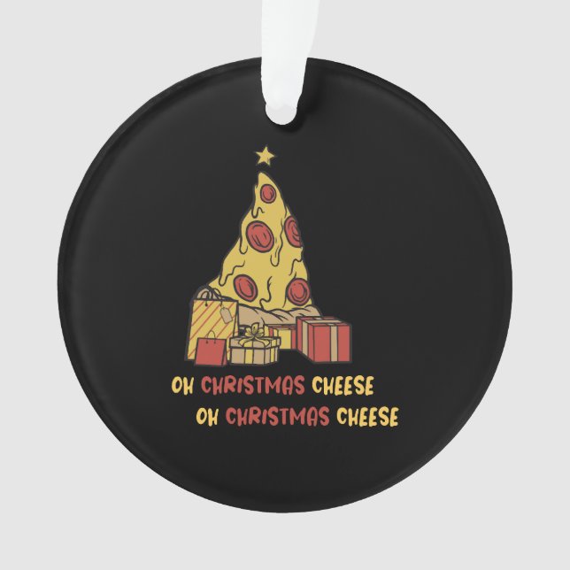 Ornamento Queijo de Natal (Frente)