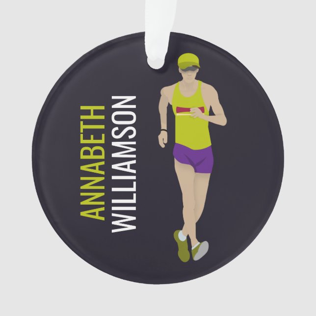 Ornamento Race Walking (Frente)