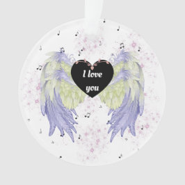 Ornamento Rainbow angel wings