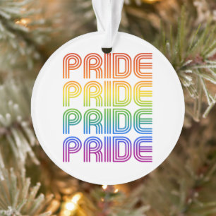 Ornamento Rainbow Pride Retro