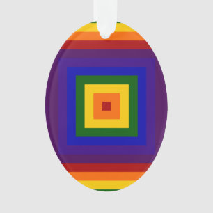 Ornamento Rainbow Squares