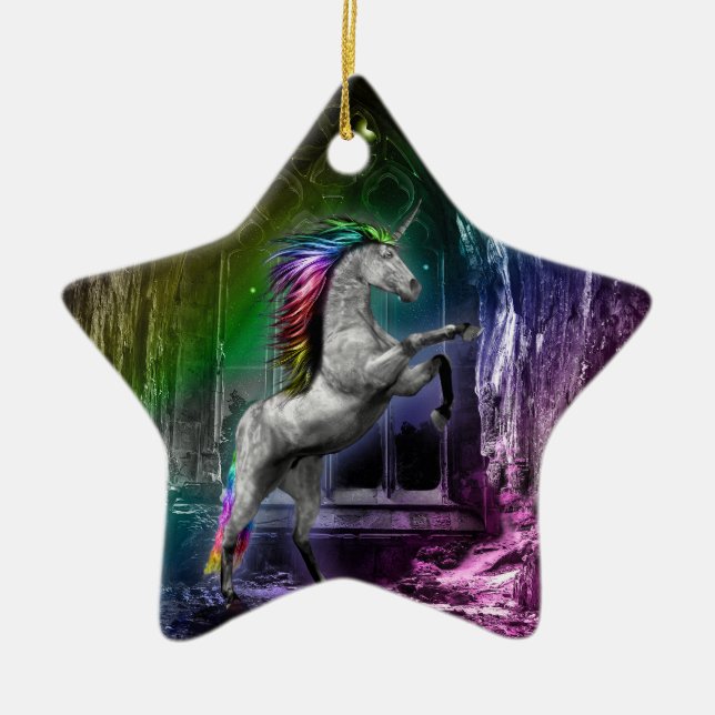 Ornamento Rainbow Unicorn (Frente)