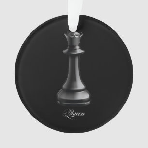 Ornamento Rainha Chess Piece Halloween Figuram Xadrez