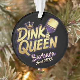 Ornamento Rainha Dink da Diversão Personalizada no Esporte P