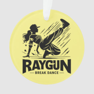 Ornamento Raio Raygun, revólver, dança