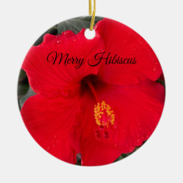Ornamento Red Hibiscus