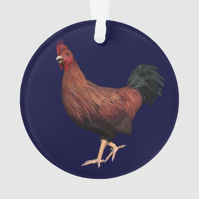 Ornamento Red Rooster (Verso)
