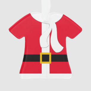 Ornamento Red Santa Claus Casaco Personalizado Natal