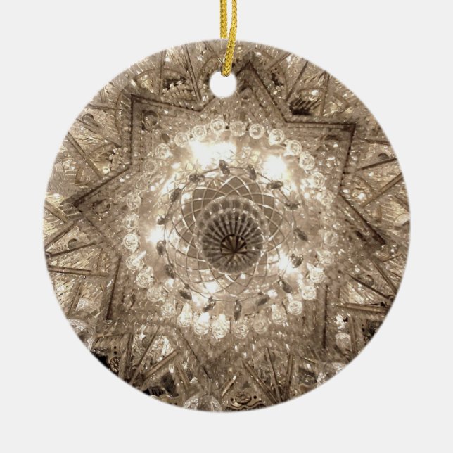 Ornamento Redondo "Cristal" (Prata) (Frente)