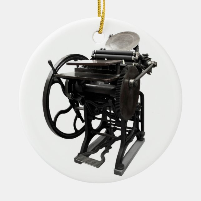 ornamento redondo da tipografia 1888 (Frente)