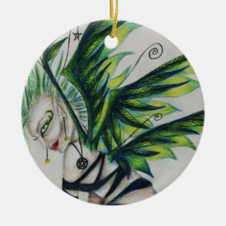 Ornamento redondo original & incomum algo