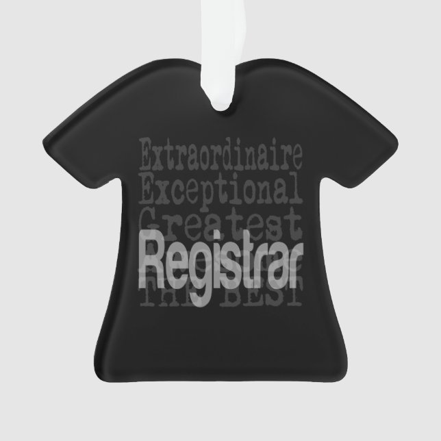 Ornamento Registrar Extraordinário (Frente)