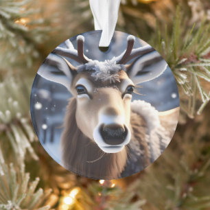 Ornamento Reindeer Magic: Fechamento do Companheiro Leal de 