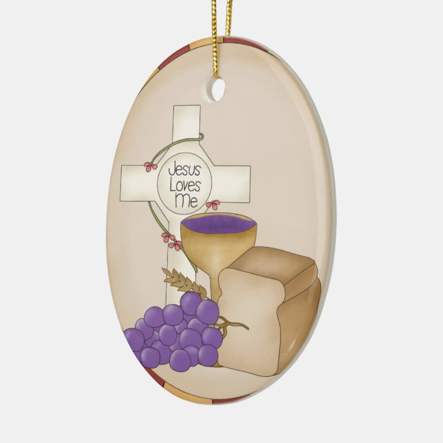 Ornamento religioso ou tapeçaria do primeiro (Esquerda)