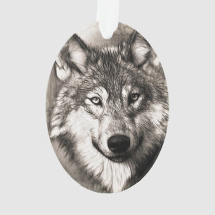 Ornamento Retrato de lobo