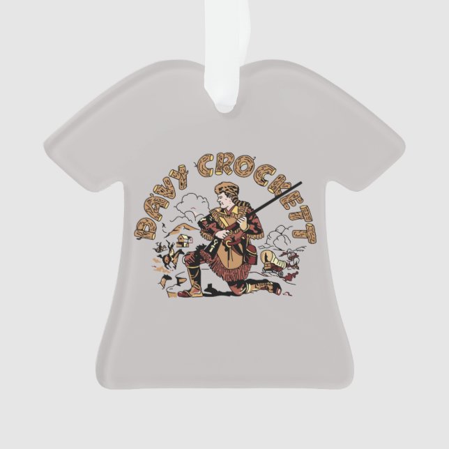 Ornamento Retro Davy Crockett (Frente)