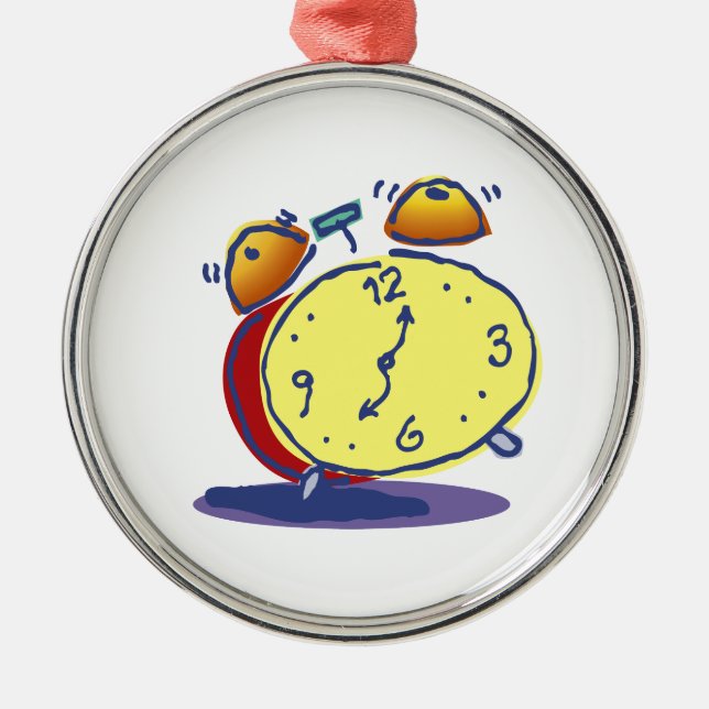 Ornamento retro do despertador (Frente)