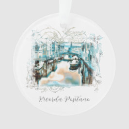 Ornamento *~* Ricorda Positano AR20 Língua italiana