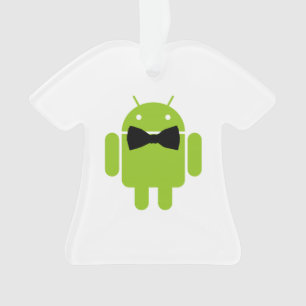 Ornamento Robô Android de Tiro Formal