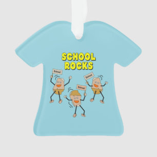 Ornamento Rocks na escola