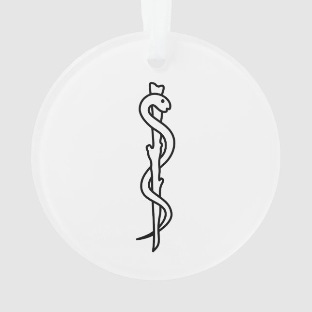 Ornamento Rod de Asclepius (Verso)
