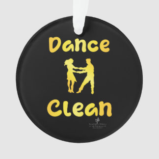 Ornamento Ronda de latas do Ouro Dance Clean