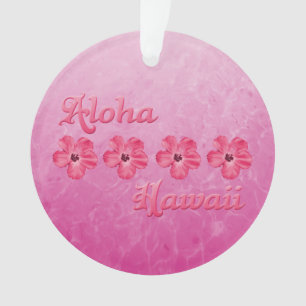 Ornamento Rosa Aloha Havaí