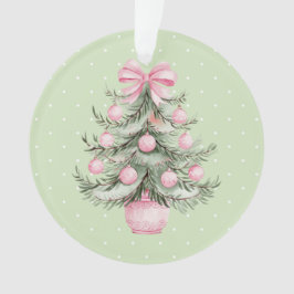 Ornamento Rosa e Verde