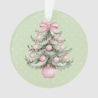 Ornamento Rosa e Verde