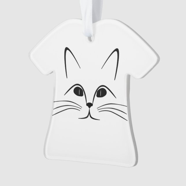 ORNAMENTO ROSTO DE GATO (Frente)