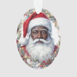 Ornamento Rótulo de Endereço de Devolução do Papai Noel