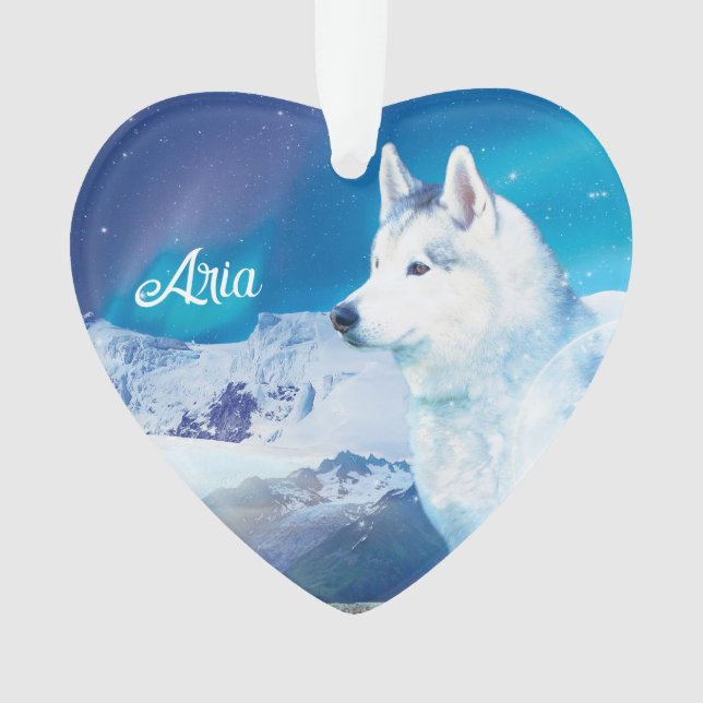 Ornamento Rouco personalizado com montanhas (Frente)