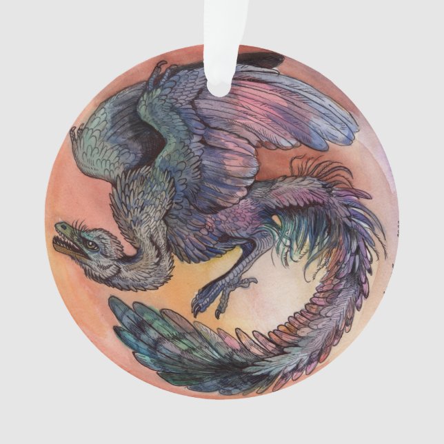 Ornamento Round Archaeopteryx (Frente)