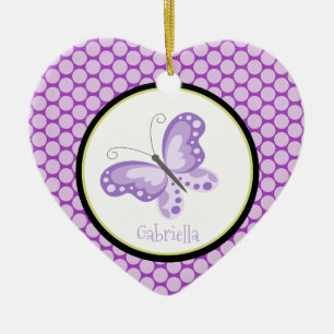 Ornamento roxo da borboleta