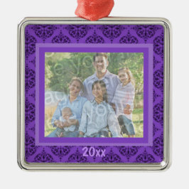 Ornamento roxo da lembrança do damasco