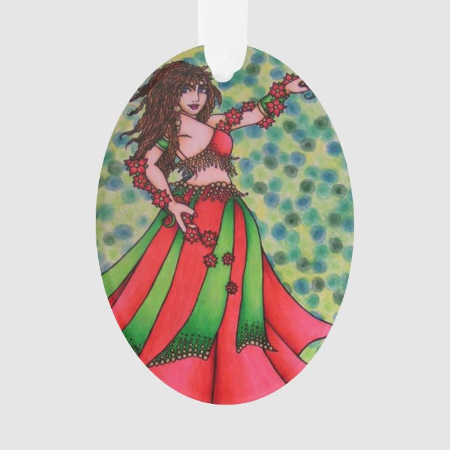 Ornamento Ruby Belly Dancer (Frente)