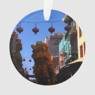 Ornamento San Francisco Chinatown Lion Dance Ornament