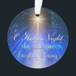 Ornamento santamente da noite de O<br><div class="desc">Noite santamente de O as estrelas estão brilhando brilhantemente o ornamento

do #LookForTheGood #Jesus dos #Christmas dos #stars do #Night #Holy que #shining do #inspirational #present #sky #customizable do #gift do #night do #nativity #Christian #religious


#circle do #round do #decoration do #tree do #Ornament</div>