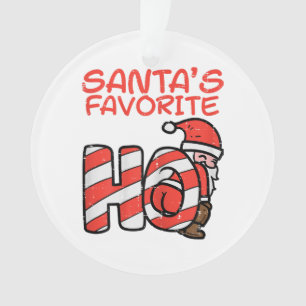 Ornamento Santas Favoritas Engraçadas Adultos de Natal