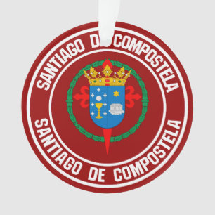 Ornamento Santiago de Compostela Round Emblem