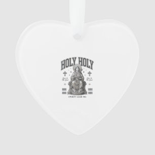 Ornamento Santo Santo Desenho de Camisa Religiosa de Gravura